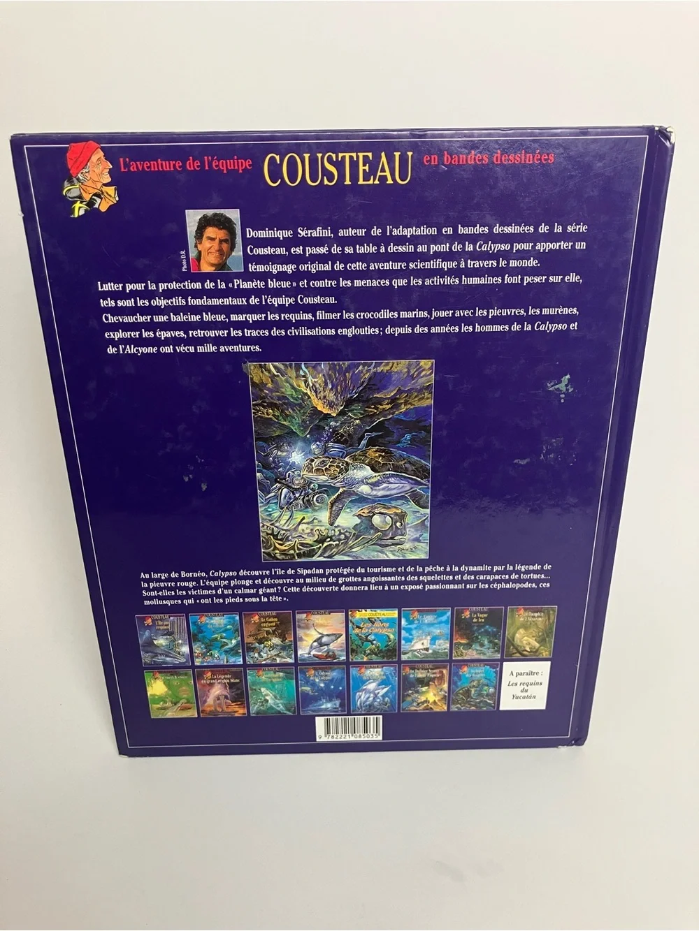 1997 La pieuvre rouge de Bornéo L'Aventure de l'équipe Cousteau en BD Livre Rare - Picture 3 of 17